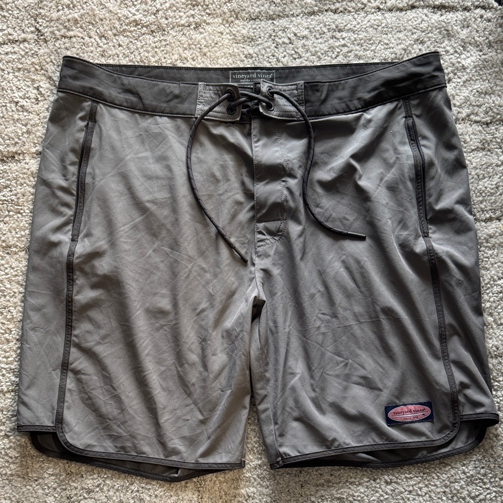 Vineyard Vines Charcoal Men's Swim Board Shorts
